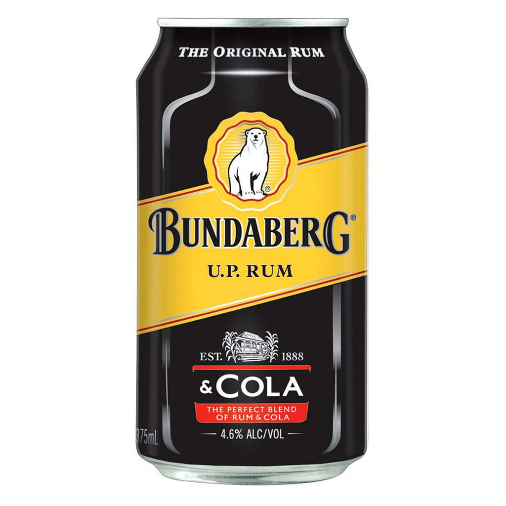 Bundaberg Rum and Cola 375ml cans