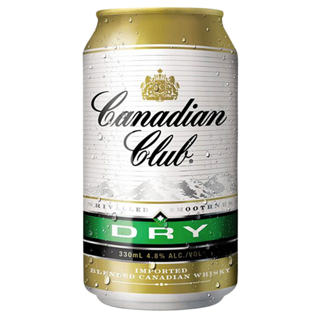 Canadian Club and Dry 375ml cans