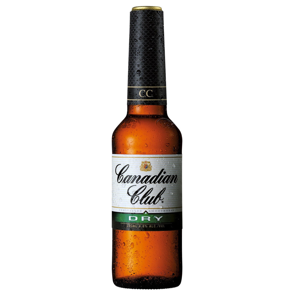 Canadian Club and Dry 330ml Stubbies