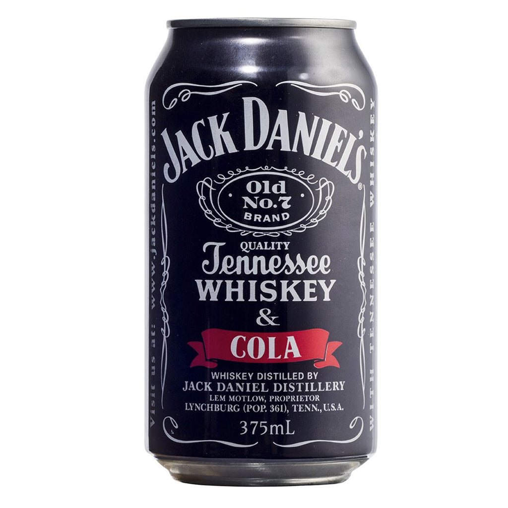 Jack Daniel's Whiskey and Cola 375ml cans