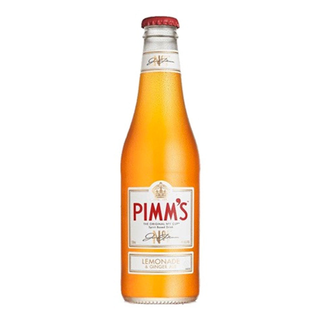 Pimms No1,with lemonade and dry ginger 330ml bottles