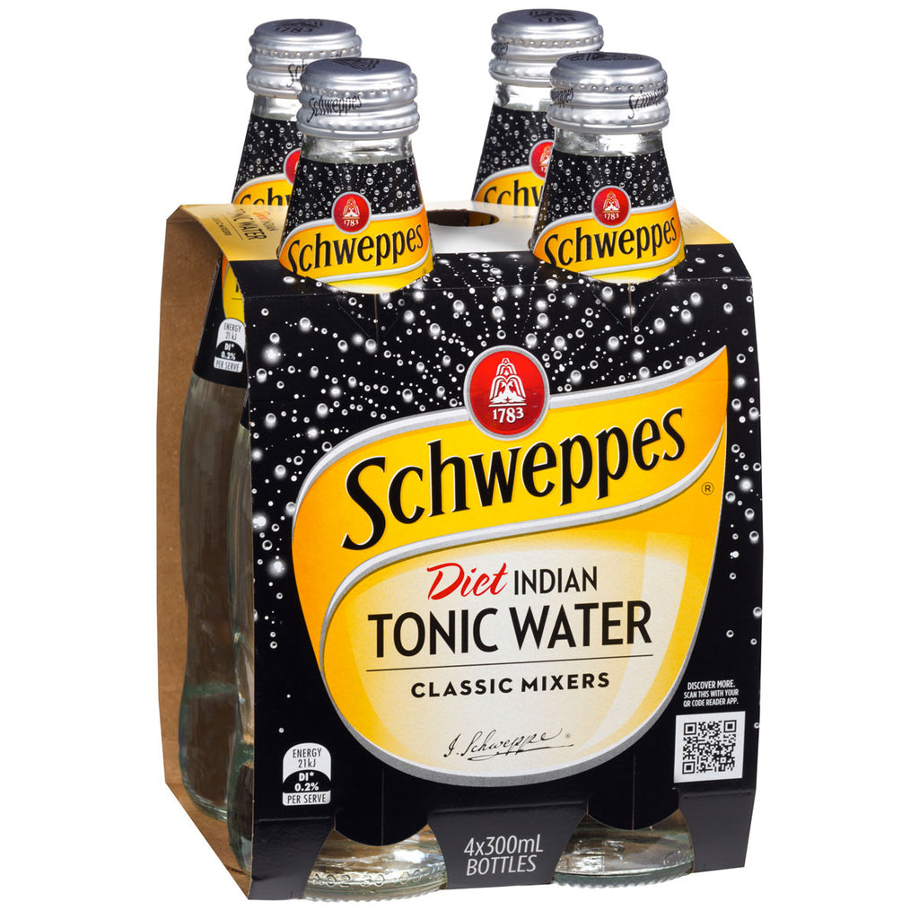 Schweppes Diet Tonic Water 4X300ml pack