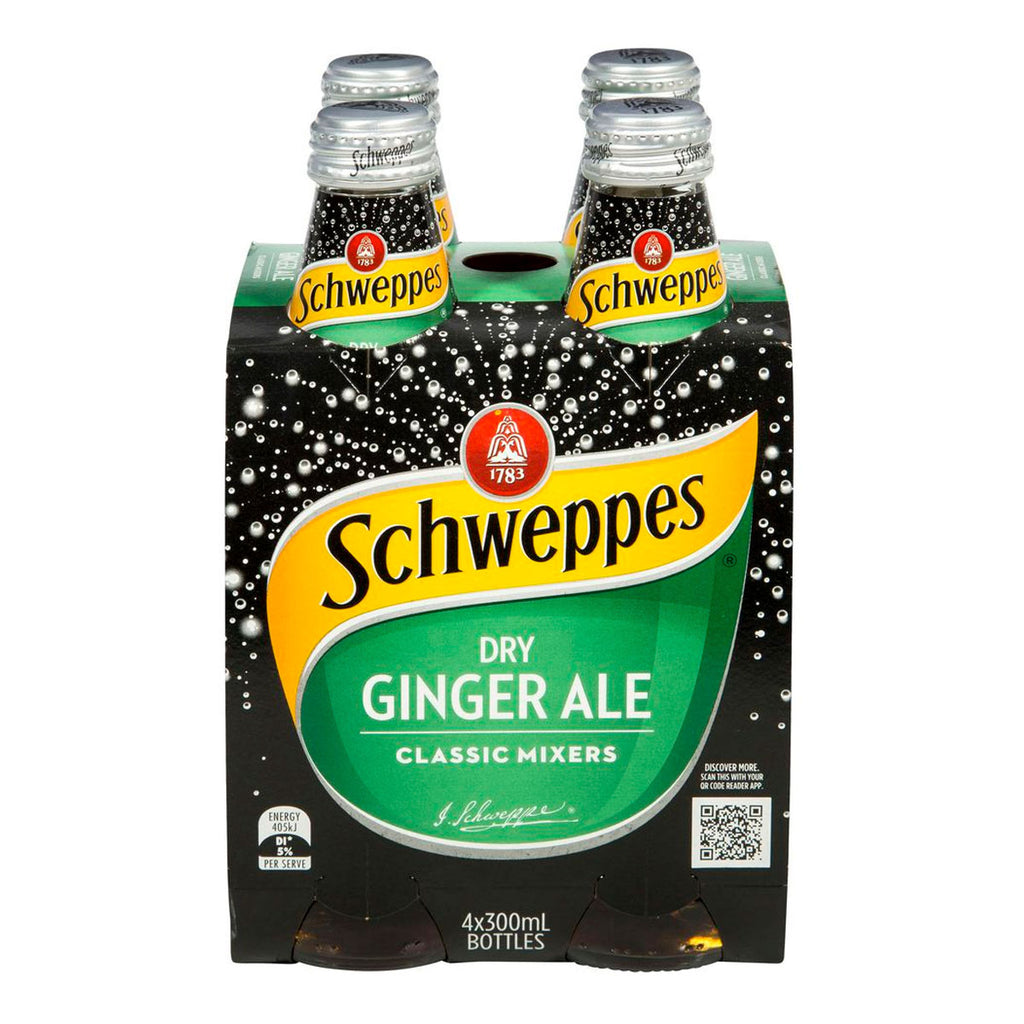 Schweppes Dry Ginger Ale 4X300ml pack