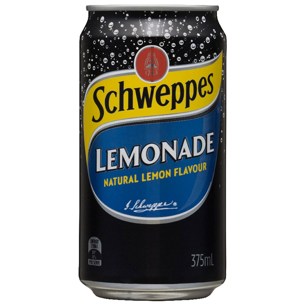 Schweppes Lemonade 375ml cans