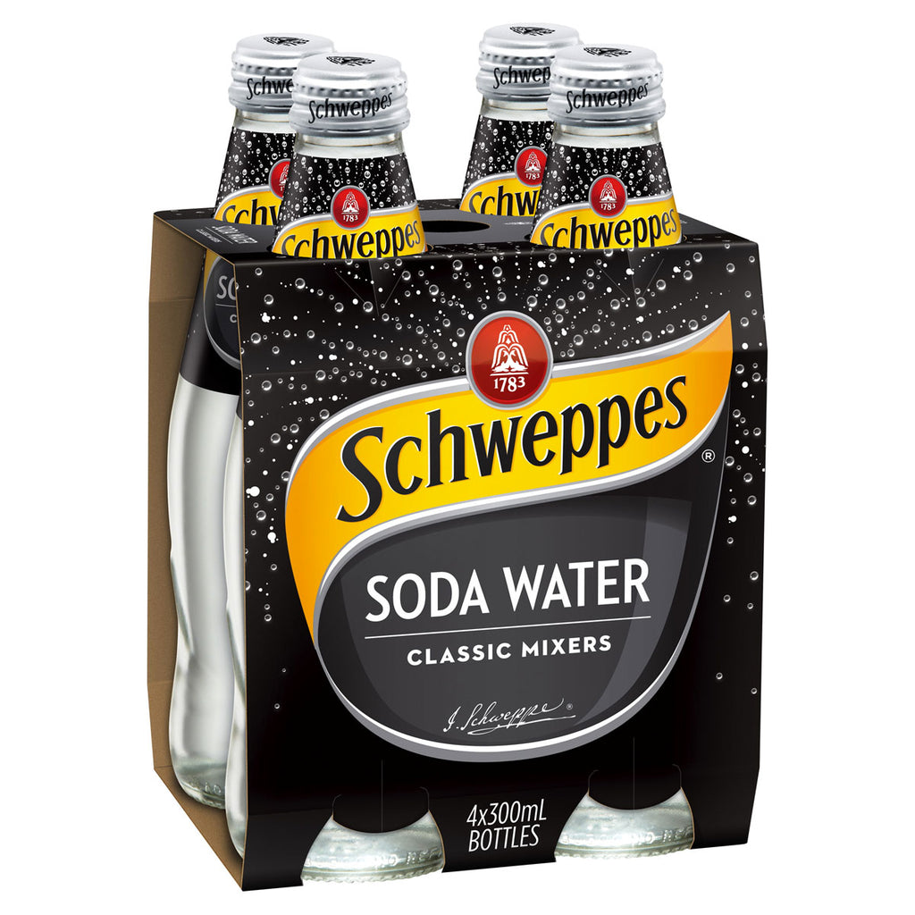 Schweppes Soda Water 4X300ml pack