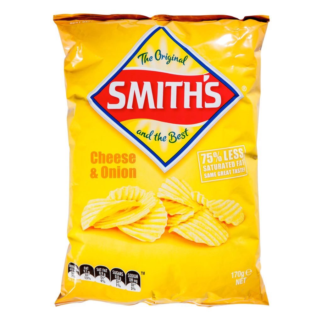 Smiths Cheese & Onion Chips 170g