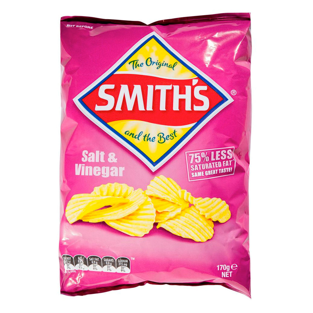 Smiths Salt & Vinegar Chips 170g
